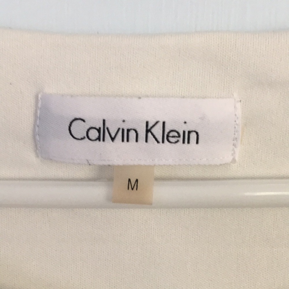 Calvin Klein Geometric Textured Pattern Career Top - image 2
